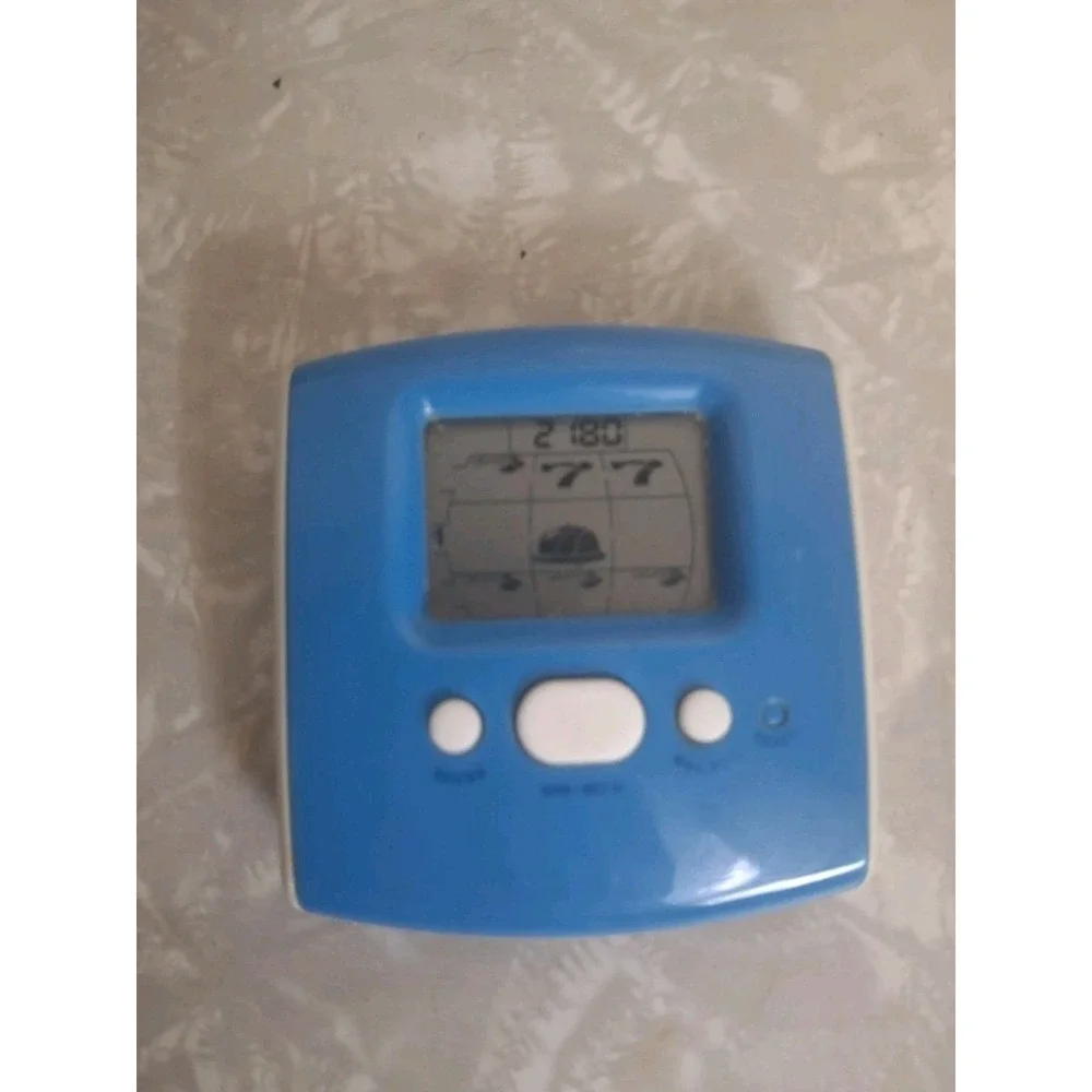 Radica Slot Pocket, 3 Line Betting Electronic Handheld Game Mattel Blue Vintage